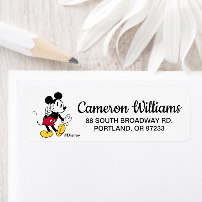 Mickey Mouse | Peace Out Label (Insitu)