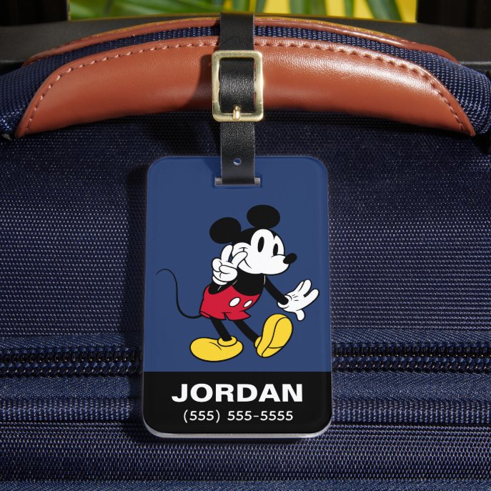 Mickey Mouse | Peace Out Luggage Tag