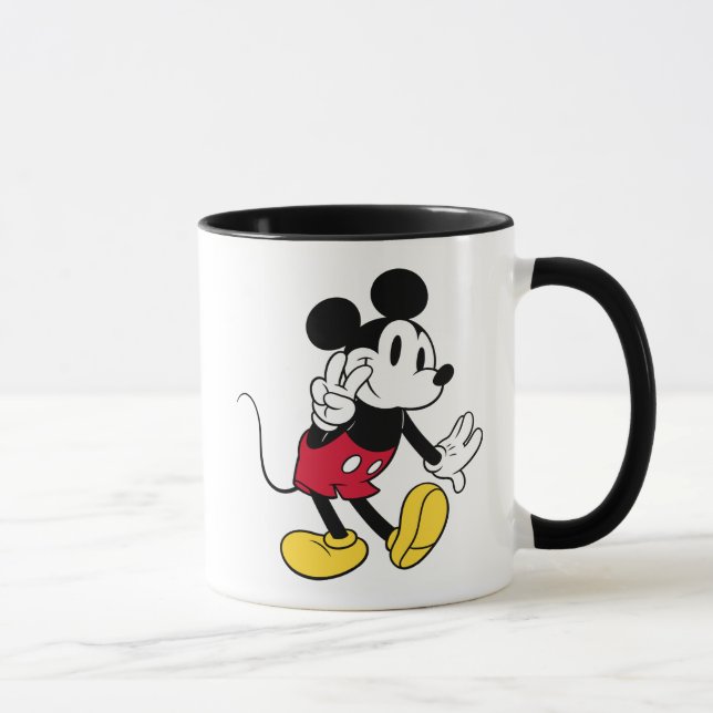 Mickey Mouse | Peace Out Mug (Right)