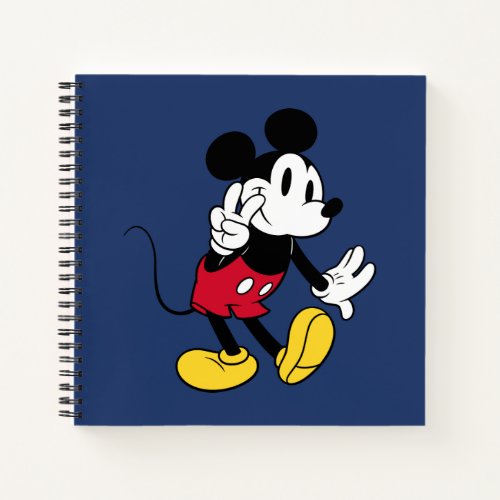 Mickey Mouse  Peace Out Notebook