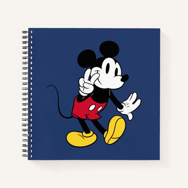 Mickey Mouse | Peace Out Notebook (Front)