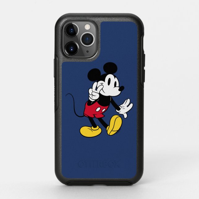 Mickey Mouse | Peace Out Otterbox iPhone Case (Back)