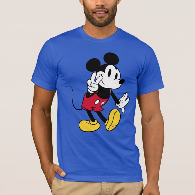 Mickey Mouse | Peace Out T-Shirt (Front)
