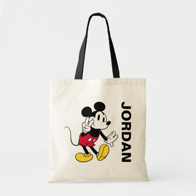 Mickey Mouse | Peace Out Tote Bag (Front)