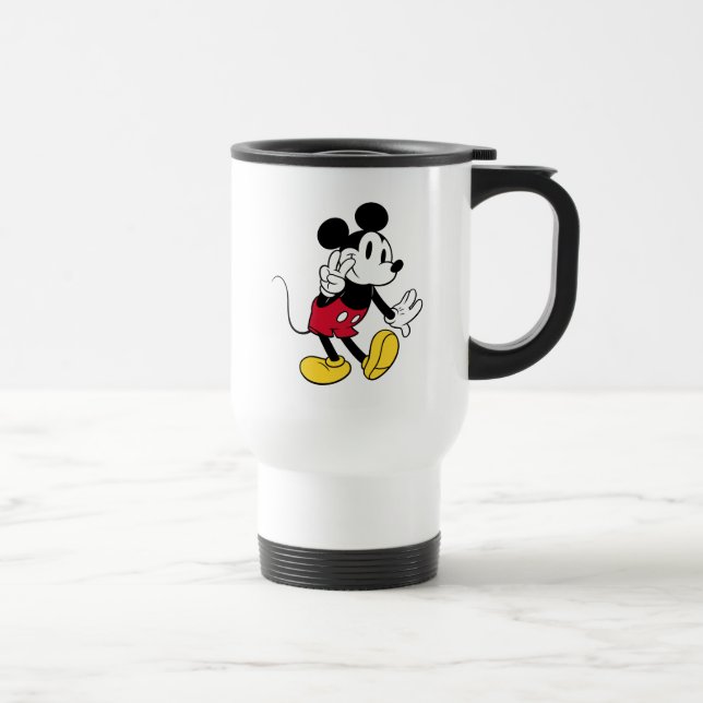 Mickey Mouse | Peace Out Travel Mug (Right)