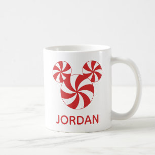 Mickey Mouse Peppermint Christmas Coffee Mug
