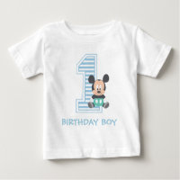 Mickey Mouse | Personalized First Birthday Boy