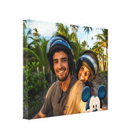 Mickey Mouse Photo Selfie Canvas Print