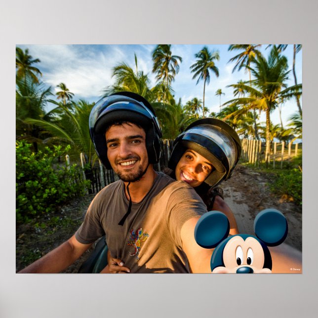 Mickey Mouse Photo Selfie Poster (Front)