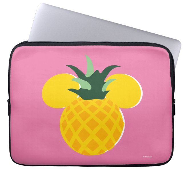 Mickey Mouse Pineapple Icon Laptop Sleeve (Front)