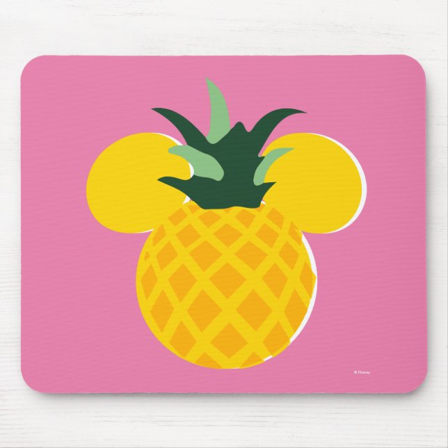 Mickey Mouse Pineapple Icon Mouse Pad (Front)