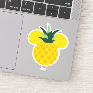 Mickey Mouse Pineapple Icon   Name Sticker