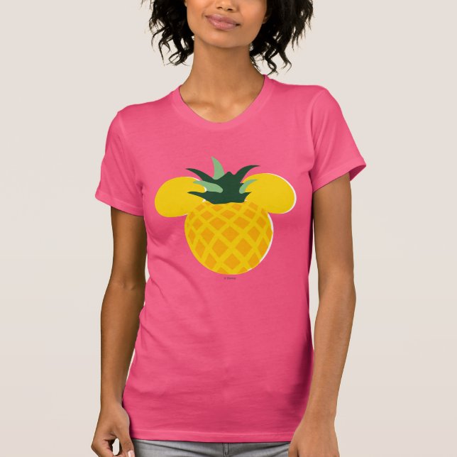 Mickey Mouse Pineapple Icon T-Shirt (Front)