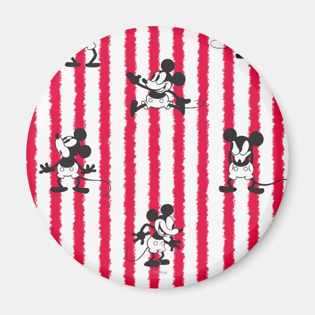 Mickey Mouse | Plane Crazy Pattern Magnet (Front)