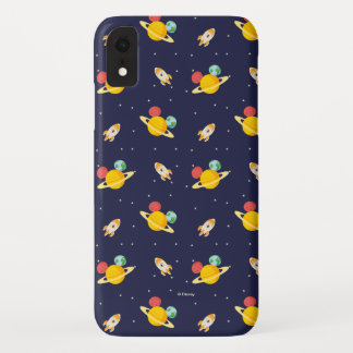 Mickey Mouse Planet Icon Pattern iPhone XR Case