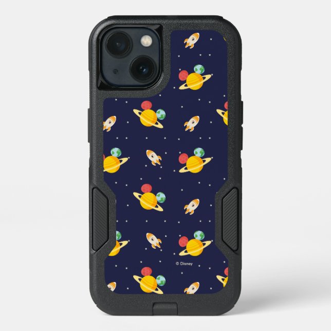 Mickey Mouse Planet Icon Pattern Otterbox iPhone Case (Back)