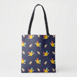 Mickey Mouse Planet Icon Pattern Tote Bag