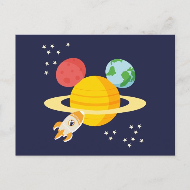 Mickey Mouse Planet Icon Postcard (Front)