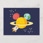 Mickey Mouse Planet Icon Postcard