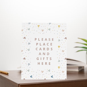 Mickey Mouse Polka Dot   Baby Cards & Gifts Foam Board