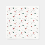 Mickey Mouse Polka Dot Christmas Napkins