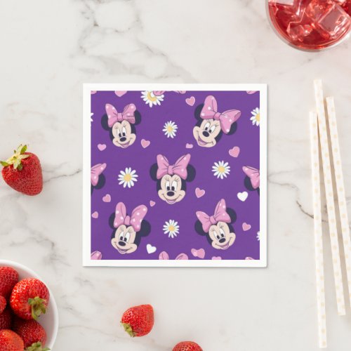 Mickey Mouse Polka Dot purple Baby Shower Napkins