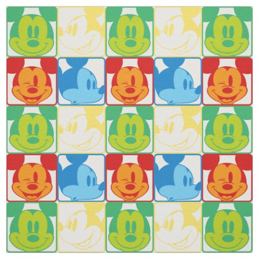 Mickey Mouse | Pop Art Pattern Fabric