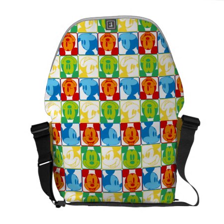 Mickey Mouse | Pop Art Pattern Messenger Bag