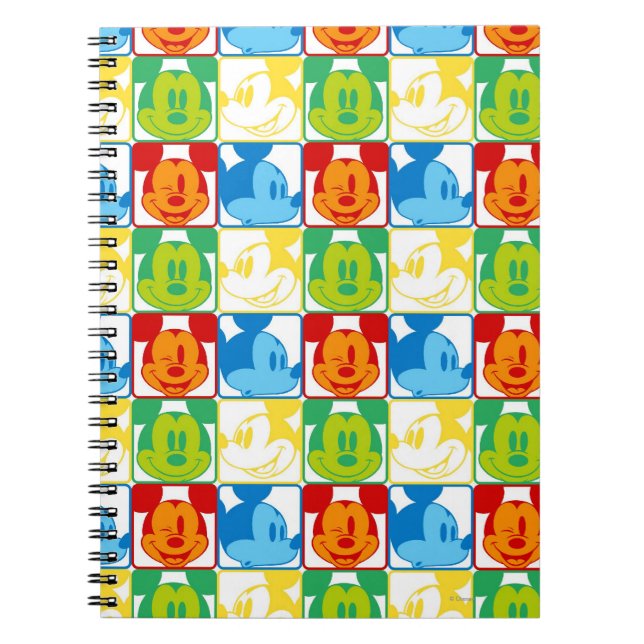 Mickey Mouse | Pop Art Pattern Notebook (Front)