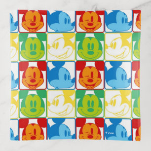 Mickey Mouse Pop Art Pattern Trinket Tray