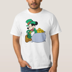 Mickey Mouse Pot of Gold St. Patrick's Day T-Shirt