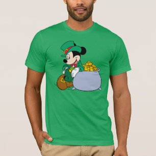 Mickey Mouse Pot of Gold St. Patrick's Day T-Shirt