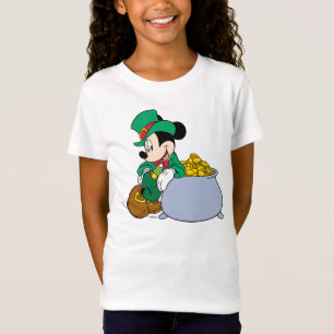 Mickey Mouse Pot of Gold St. Patrick's Day T-Shirt