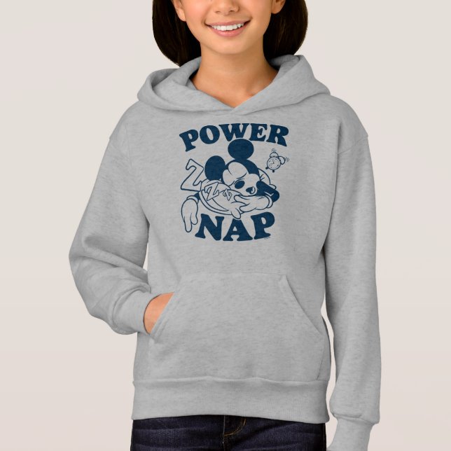 Mickey Mouse Power Nap Hoodie (Front)