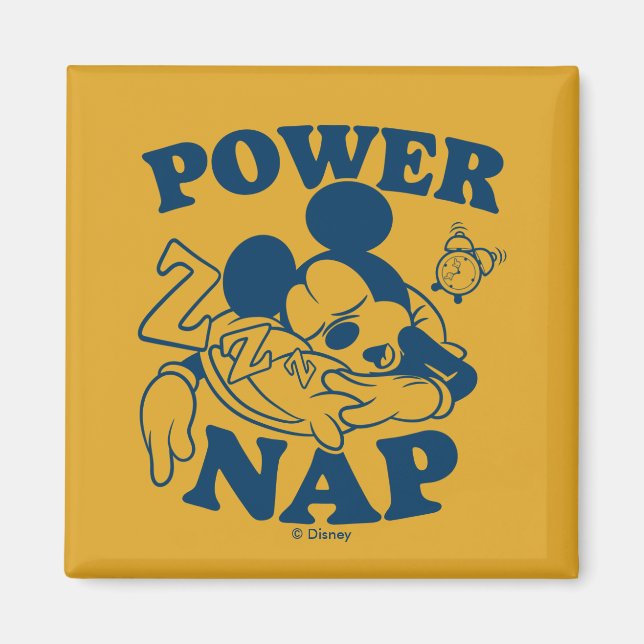 Mickey Mouse Power Nap Magnet (Front)