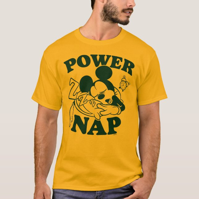 Mickey Mouse Power Nap T-Shirt (Front)