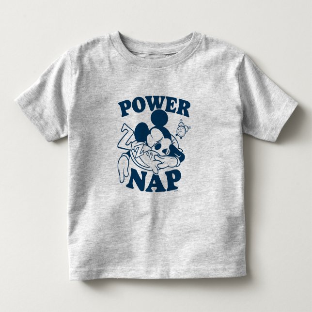 Mickey Mouse Power Nap Toddler T-shirt (Front)