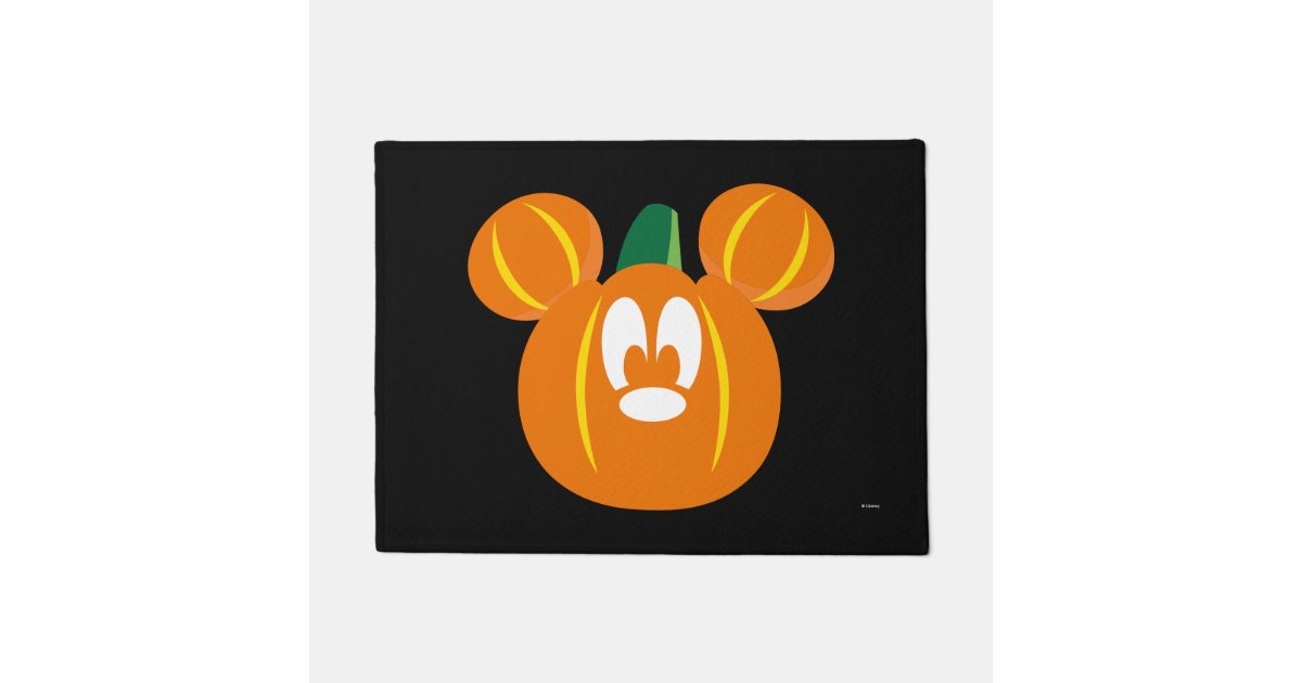 Mickey Mouse Pumpkin Doormat Zazzle