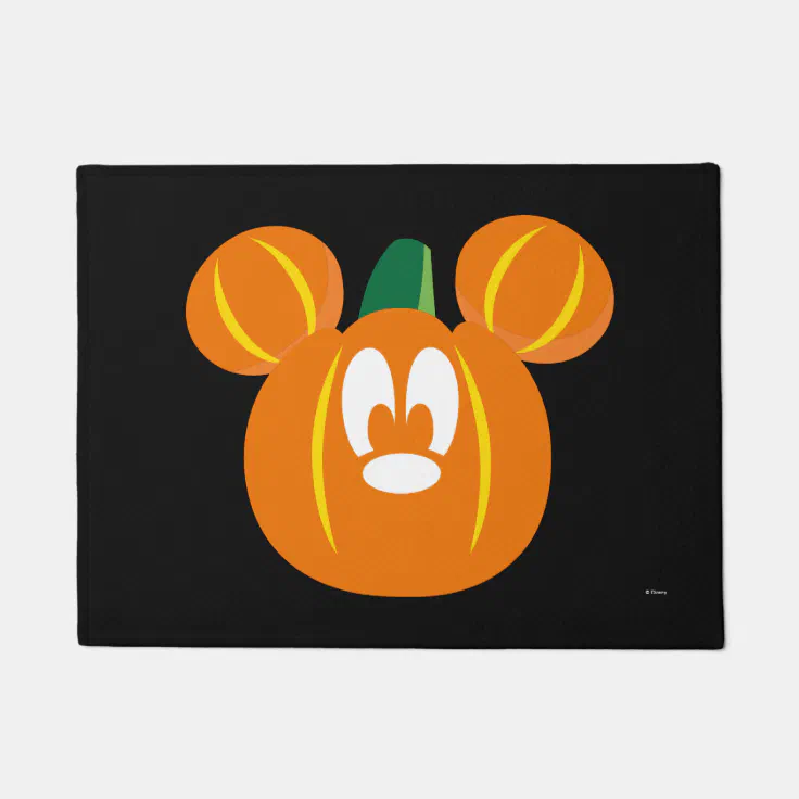 Mickey Mouse Pumpkin Doormat Zazzle