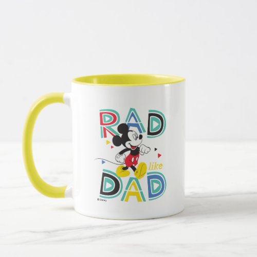 Mickey Mouse  Rad Like Dad Mug
