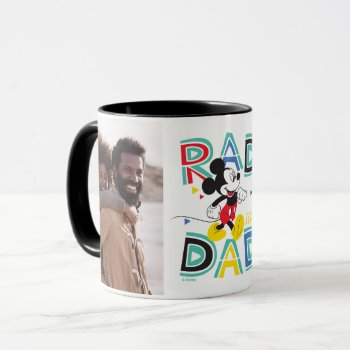 Mickey Mouse | Rad Like Dad Photo Mug by MickeyAndFriends at Zazzle
