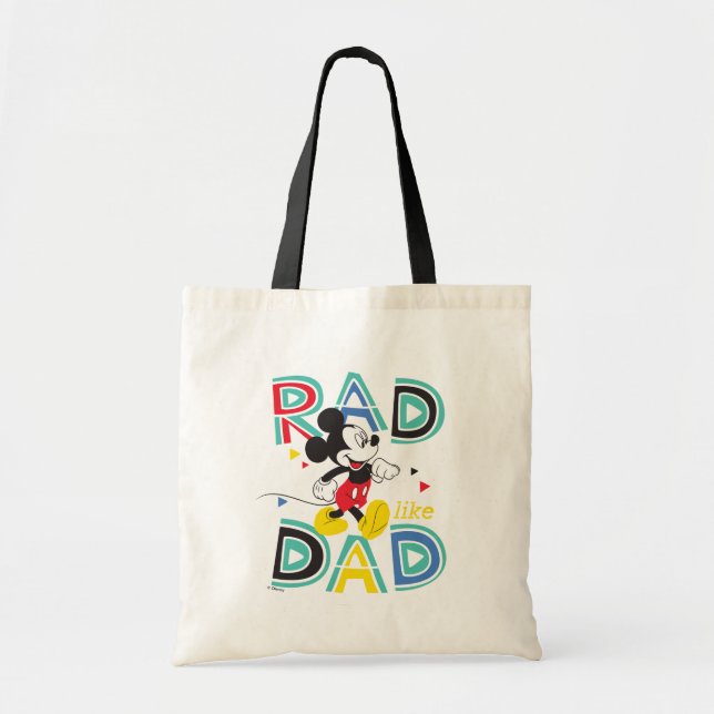 Mickey Mouse | Rad Like Dad Tote Bag (Front)