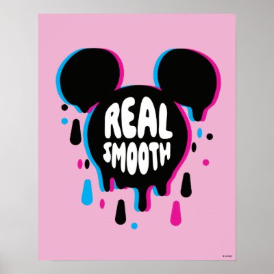 Mickey Mouse Real Smooth Poster