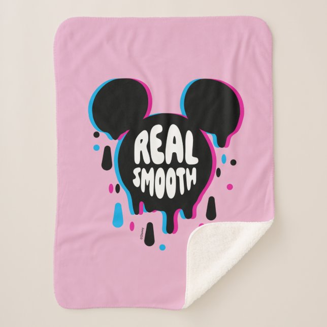 Mickey Mouse Real Smooth Sherpa Blanket (Front)