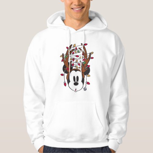 Mickey Mouse | Reindeer Antlers & Lights Hoodie