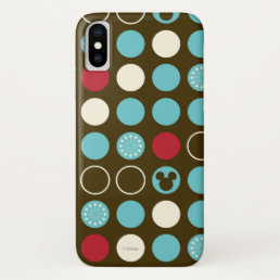 Mickey Mouse | Retro Polka Dot Pattern iPhone X Case