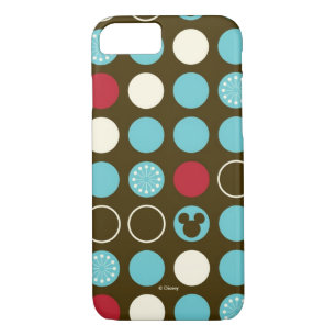 Mickey Mouse   Retro Polka Dot Pattern iPhone 8/7 Case