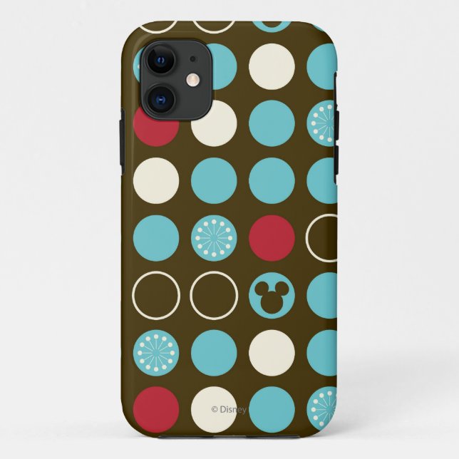 Mickey Mouse | Retro Polka Dot Pattern Case-Mate iPhone Case (Back)
