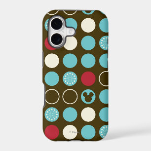 Mickey Mouse Retro Polka Dot Pattern iPhone 17 Case