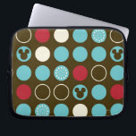 Mickey Mouse | Retro Polka Dot Pattern Laptop Sleeve<br><div class="desc">Add a playful touch of Disney magic with this Mickey Mouse retro polka dot pattern design! Featuring Mickey’s classic silhouette paired with bold red, black, and white polka dots, this vintage-inspired artwork blends nostalgia with a fun, modern twist. The eye-catching pattern brings a timeless Disney charm, making it perfect for...</div>